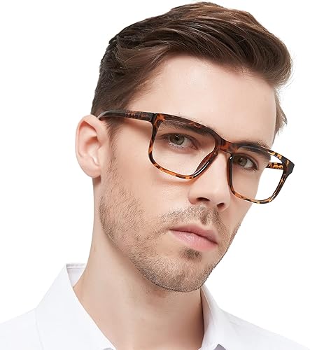 Miniatura 7 de MARE AZZURO Gafas de lectura de gran tamaño para hombre, grandes lectores cuadrados 1.0 1.25 1.5 1.75 2.0 2.25 2.5 2.75 3.0 3.5 4.0 5.0 6.0