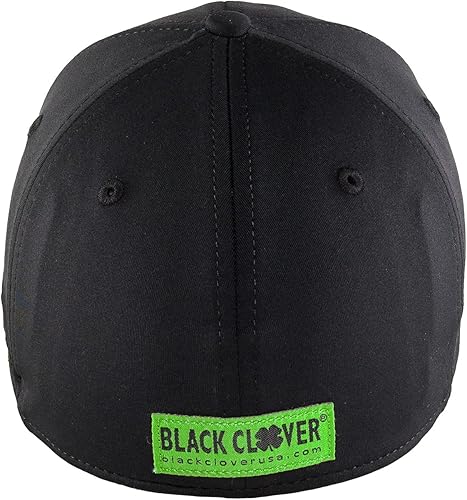 Vista 3 de Black Clover Mens Premium Clover 51 Cap BlackLime