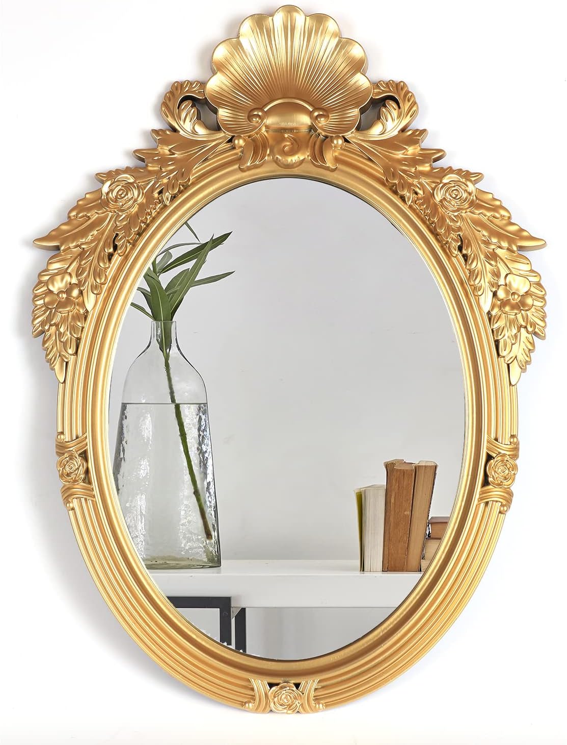 Mirrorize 26 x 35 Antique Gold Mirror for Living Room