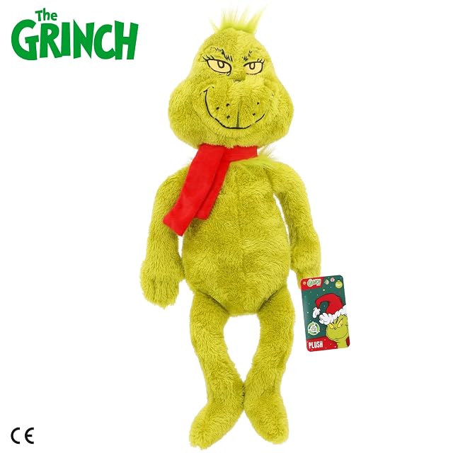 Foto 7 de 7 de COLORBABY The Grinch Peluche navideño, Tamaño Grande 50cm, Licencia oficial, Material suave y blando