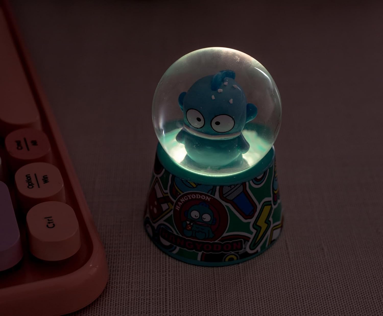 Sanrio Hangyodon Mini Snow Globe| 2.5 Inches Tall - Image 9