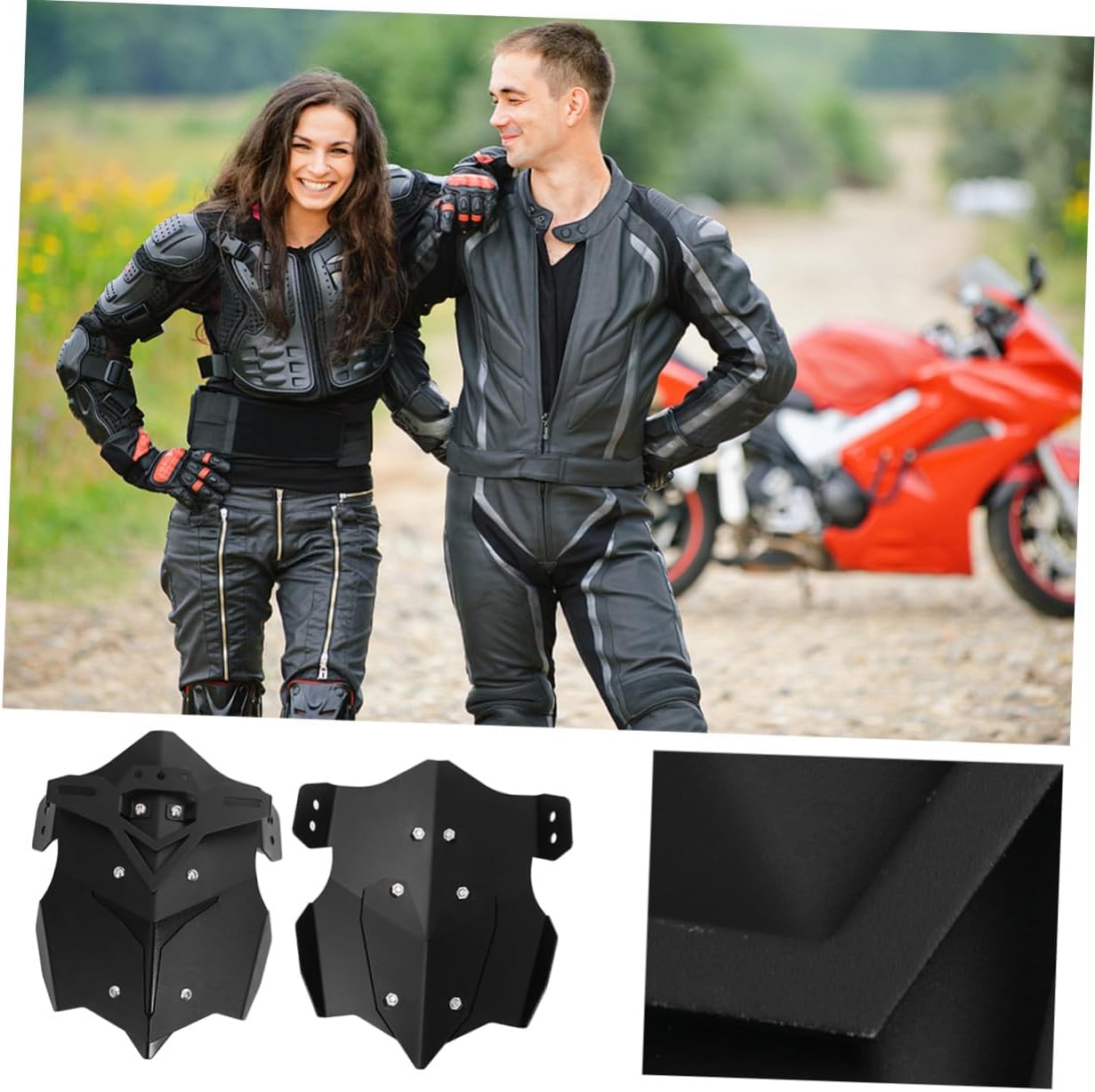 Aluminum Alloy Rear Mudguard for Motorcycle Rear Bike Splash Guard with Streamlined Design Water-Resistant Motor Accessory for Rain and Mud Protection