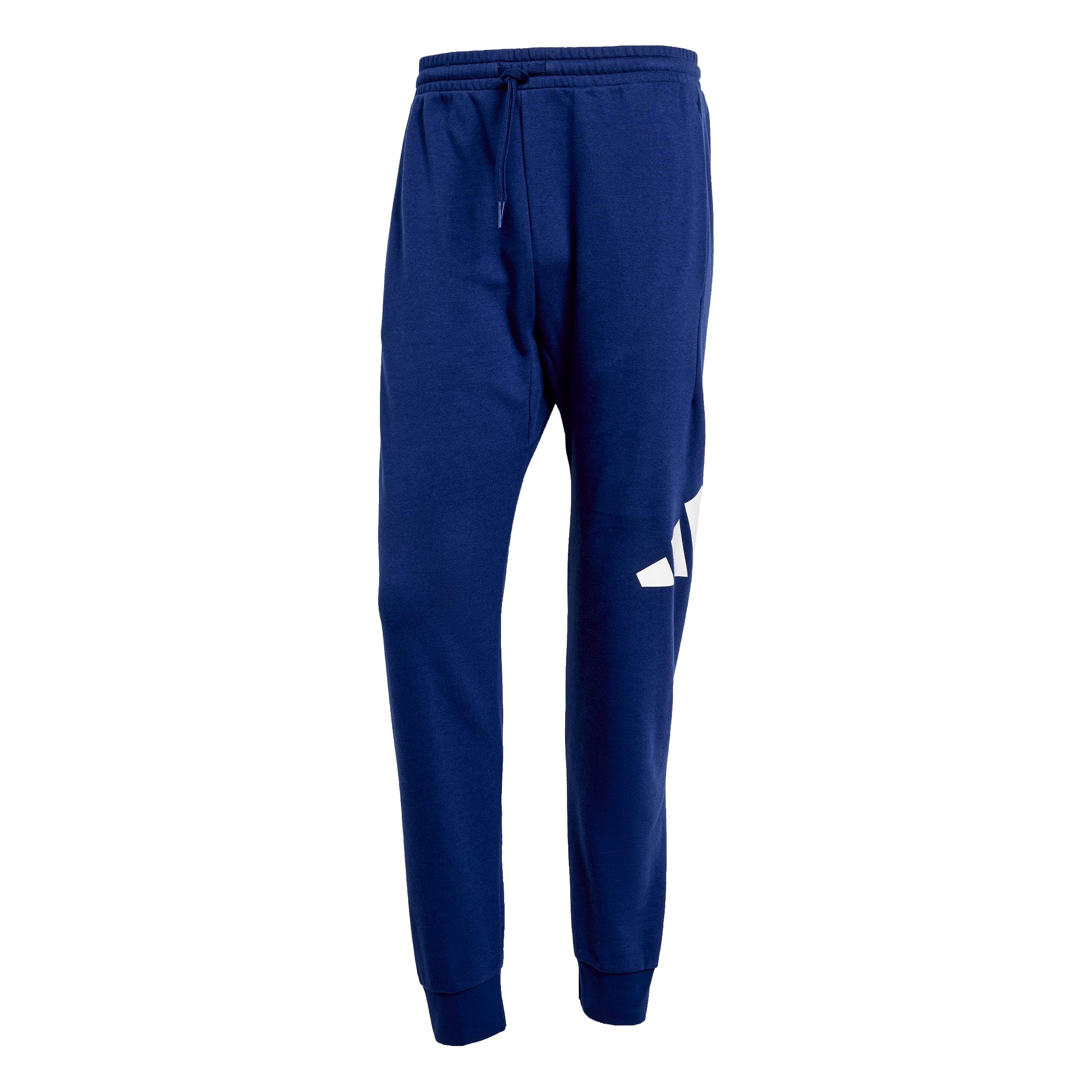 Adidas Men's Bleu Jogging Trousers Essentials Big Logo