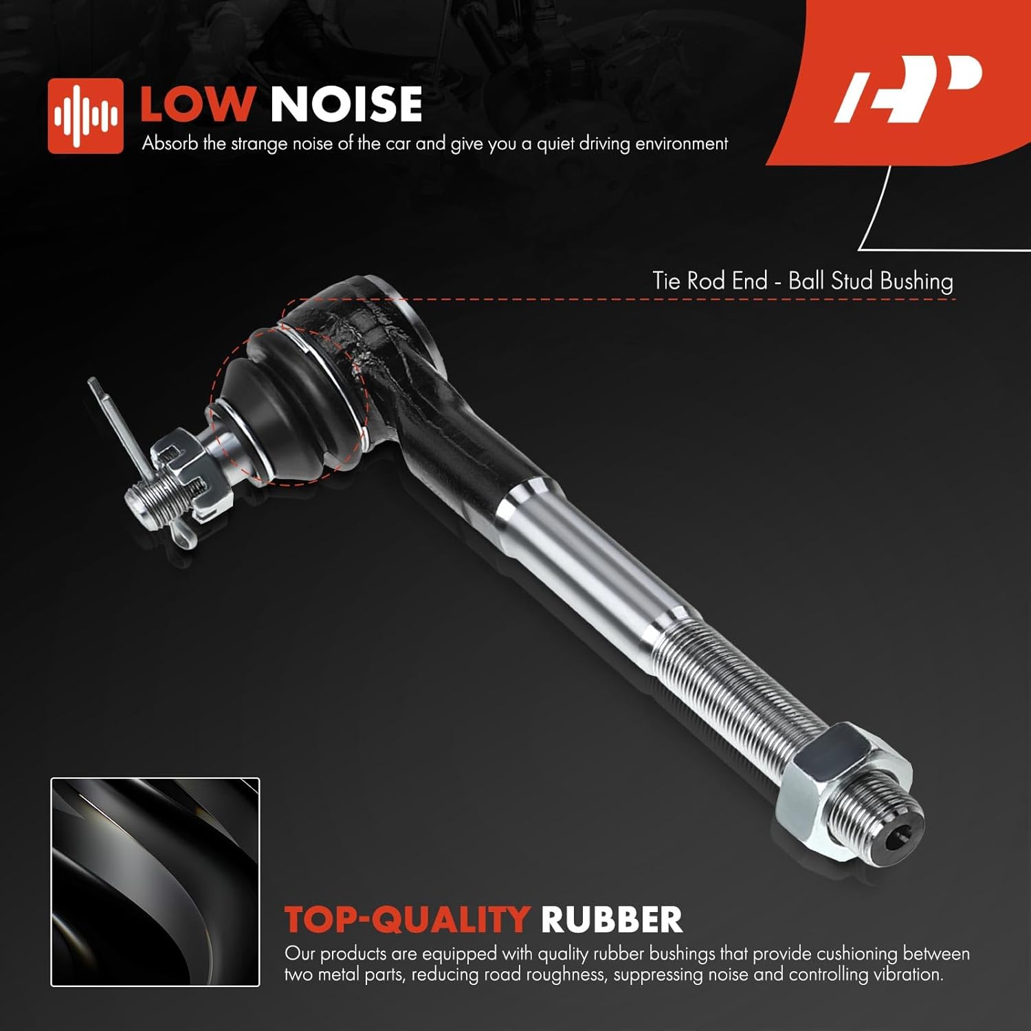 A-Premium Set of 8, Front Inner Outer Tie Rod End, Pitman Arm, Idler Arm, Compatible with Ford F-150 1997-2003, F-150 Heritage 2004, F-250 1997-1999, Expedition, Lincoln Navigator, Blackwood