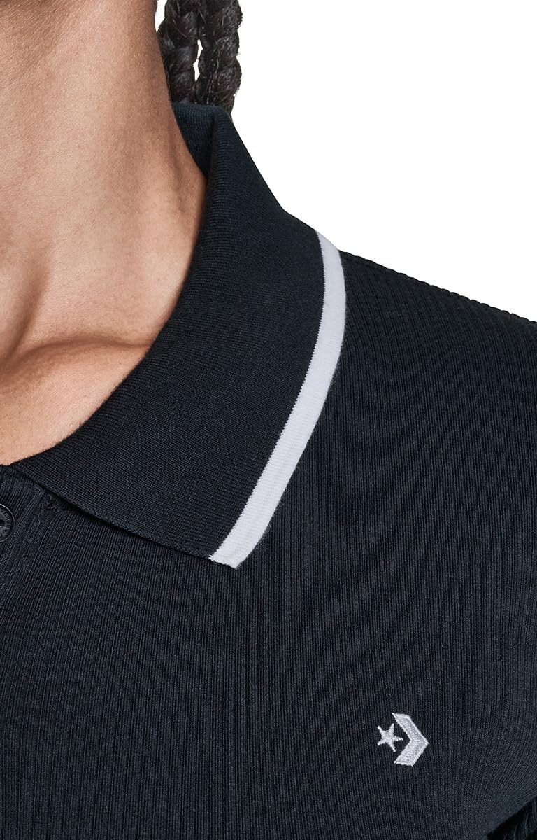 Converse Womens Cropped Star Chevron Polo - Image 6