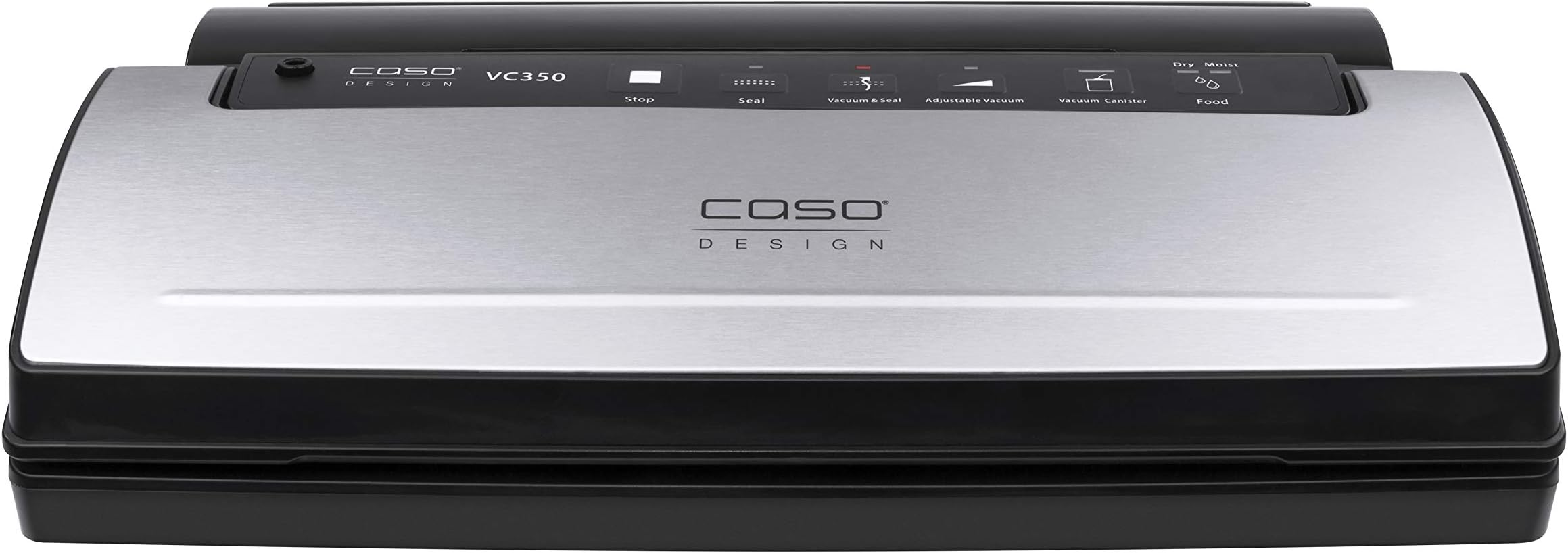 Caso Design VC 350 One System, 11394 Food Vacuum Sealer, No bags included, Stainless