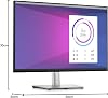 Dell P2423 24 Inch WUXGA (1920x1200) 16:10 Monitor 60Hz IPS 5ms 99% sRGB DisplayPort HDMI DVI VGA 5x USB Black