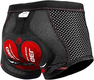 X-TIGER Ciclismo Uomo 5D Gel Imbottito Boxer Traspirante Biancheria Intimo Mutande Pantaloncini da Ciclismo Bici