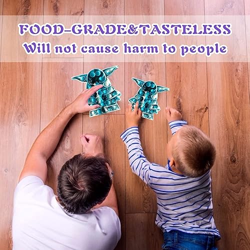 Miniatura 4 de Yoda - Juguete para ansiedad con burbujas de teñido anudado autismo para necesidades especiales alivio del estrés herramientas sensoriales para