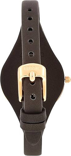 Miniatura 4 de Fossil Neely - Reloj casual de cuarzo de acero inoxidable y cuero para mujer