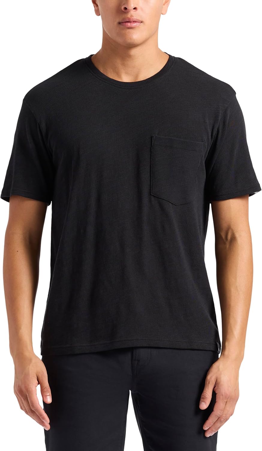 Buffalo David Bitton Men's Short Sleeve Slub Pocket Tee Regular Fit