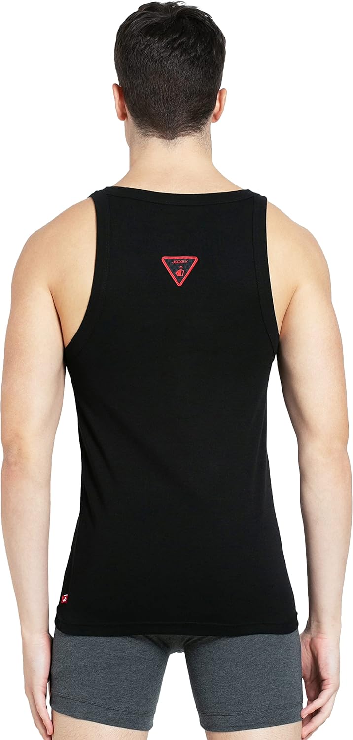 Jockey Men's Vest Vest S Black