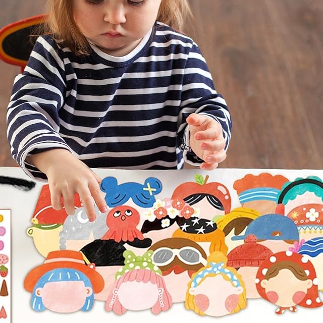 Foto 3 de 8 de Pegatinas De Caras Para Manualidades,Pegatinas De Caras Para Niños