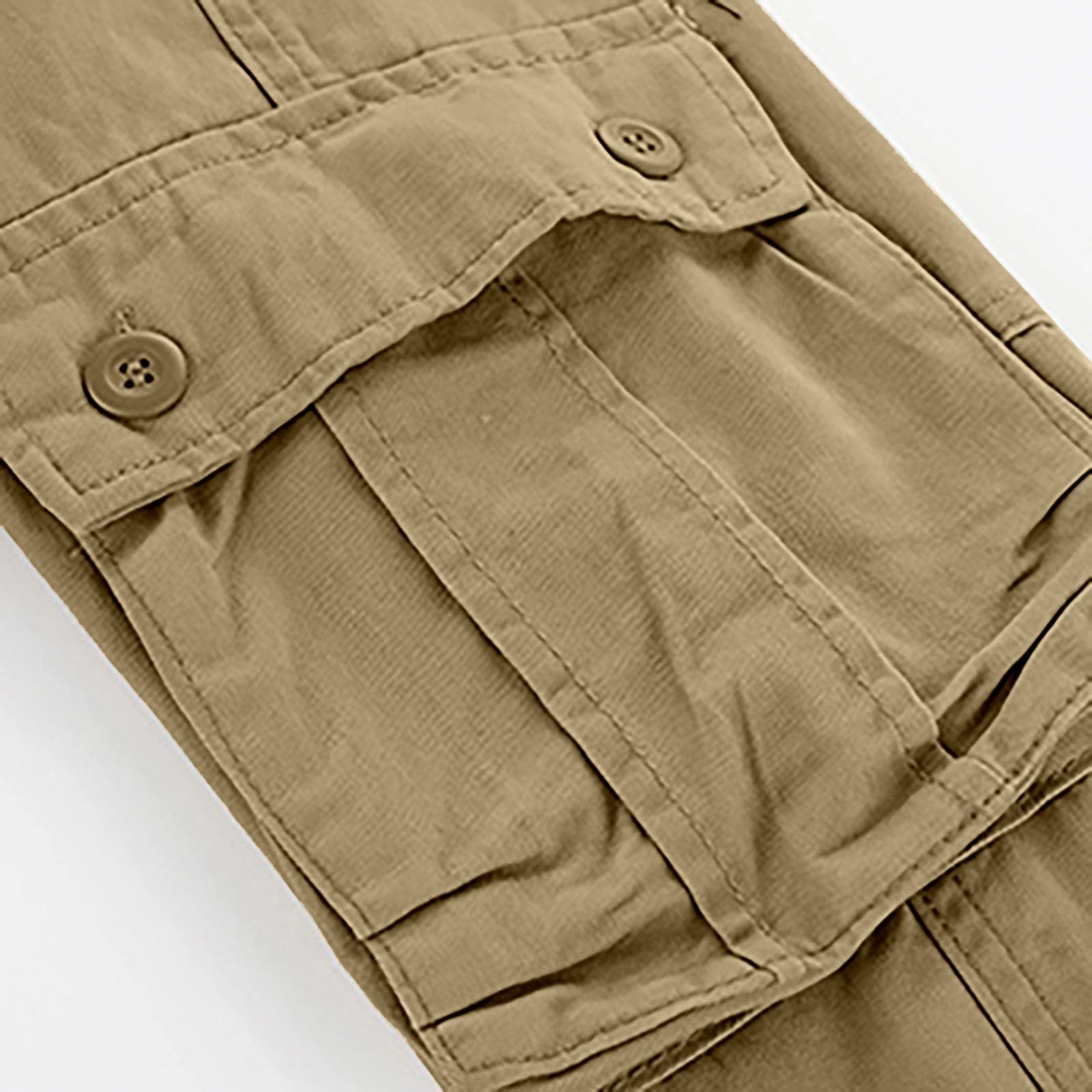 Herren Cargohose Slim Fit Herren-Arbeitshose, Wander-Cargohose, Taschen, Outdoor, Ripstop, mehrere Taschen, atmungsaktive Baumwollhose Langlaufski Set Herren