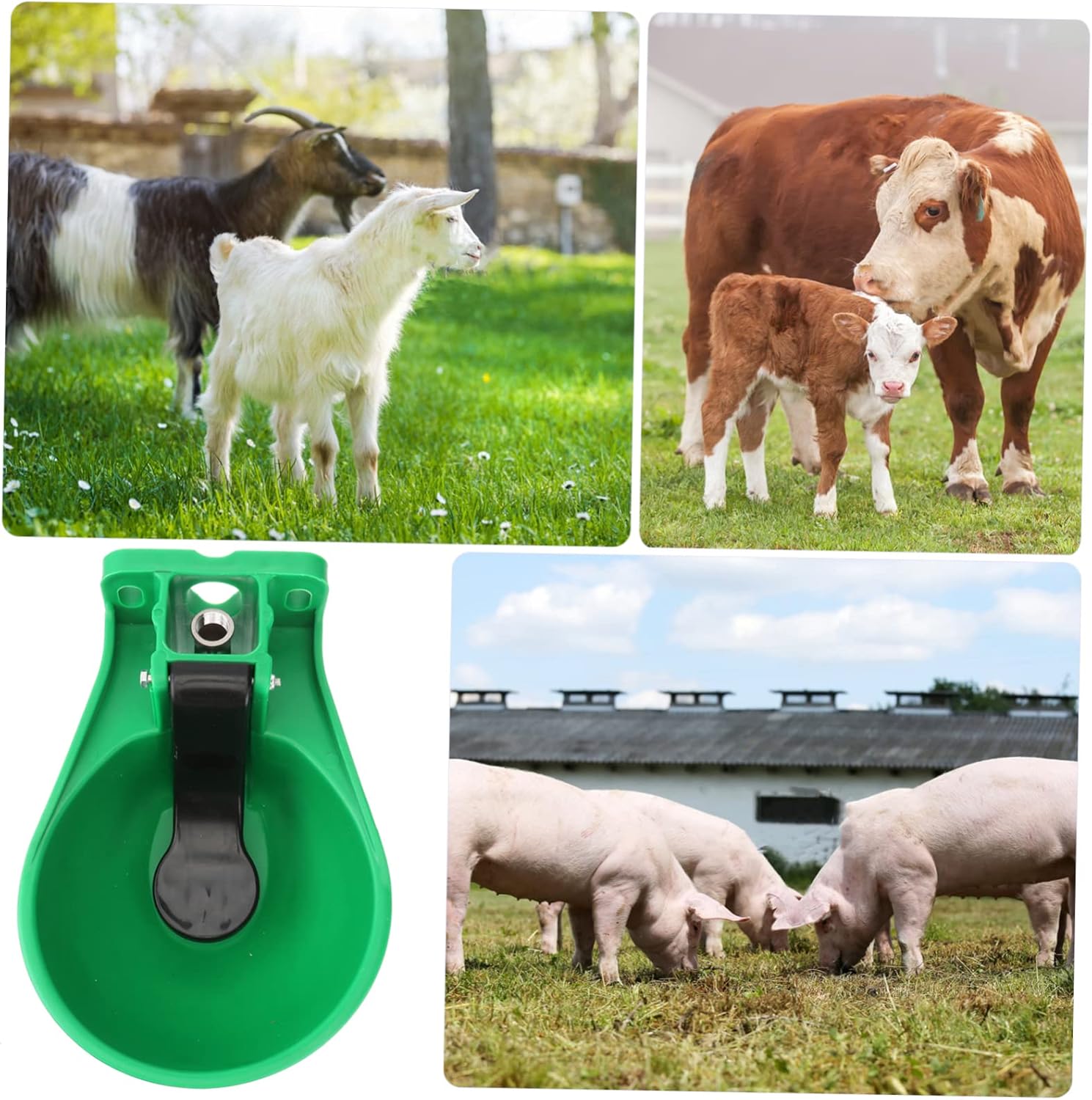Cattle Automatic Waterer Plastic Livestock Water Bowl Design for Sheep Pig
