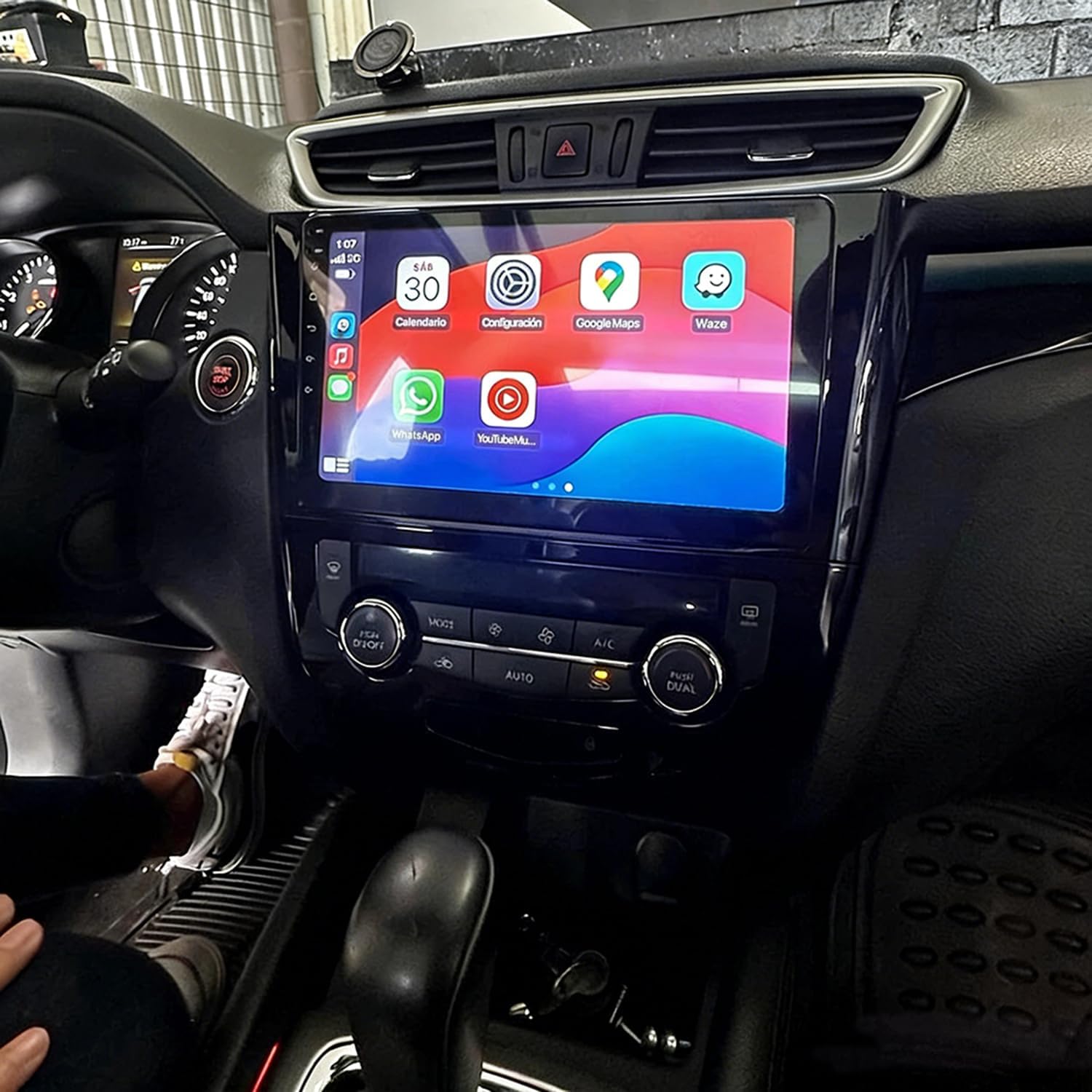 Android 13 Double Din Car Stereo Compatible with Ram 2013-2019 1500 2500 3500, 2G+32G 9" Touch Screen Car Stereo Radio with Wireless Carplay Android Auto GPS WiFi Mic Backup Camera (2+32GB)