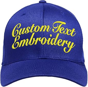 Custom Hats Design Your Own Baseball Cap Embroidered Monogrammed Personalized Text Adjustable Men Women