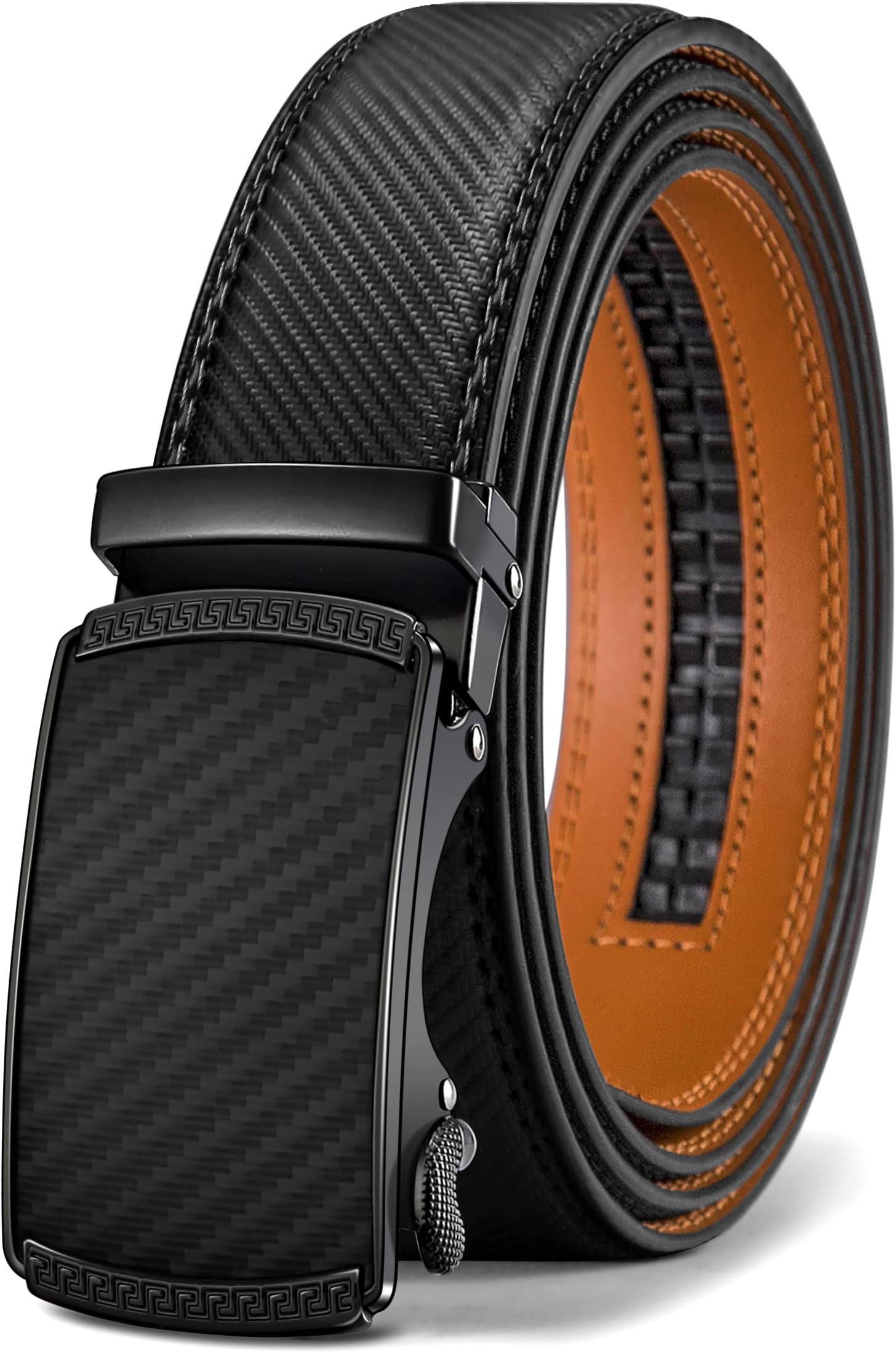 BULLIANT Men's Leather Belt, Reversible Belt, 31 mm for Business Suit and Jeans Belt, One Belt Reversible, Two Colours