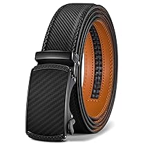 BULLIANT Cintura Uomo, Cintura Pelle Uomo Cricchetto Automatica Fibbia 35mm,Trim Regolabile per Adattars,Nero231,160cm, 48-56vita regolabile