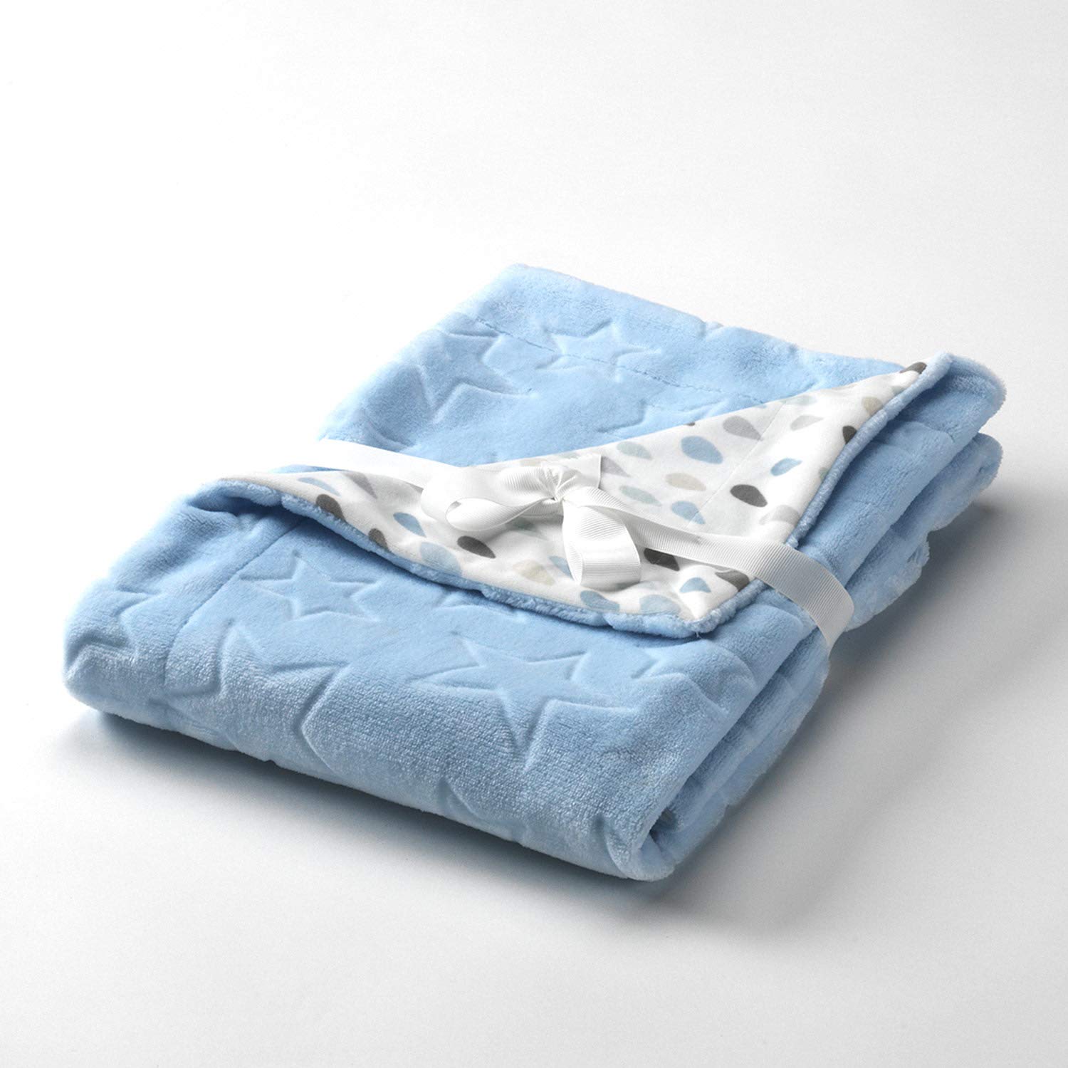 Couverture bébé douillette Textiles Mora Galaxy bleu pour des nuits sereines