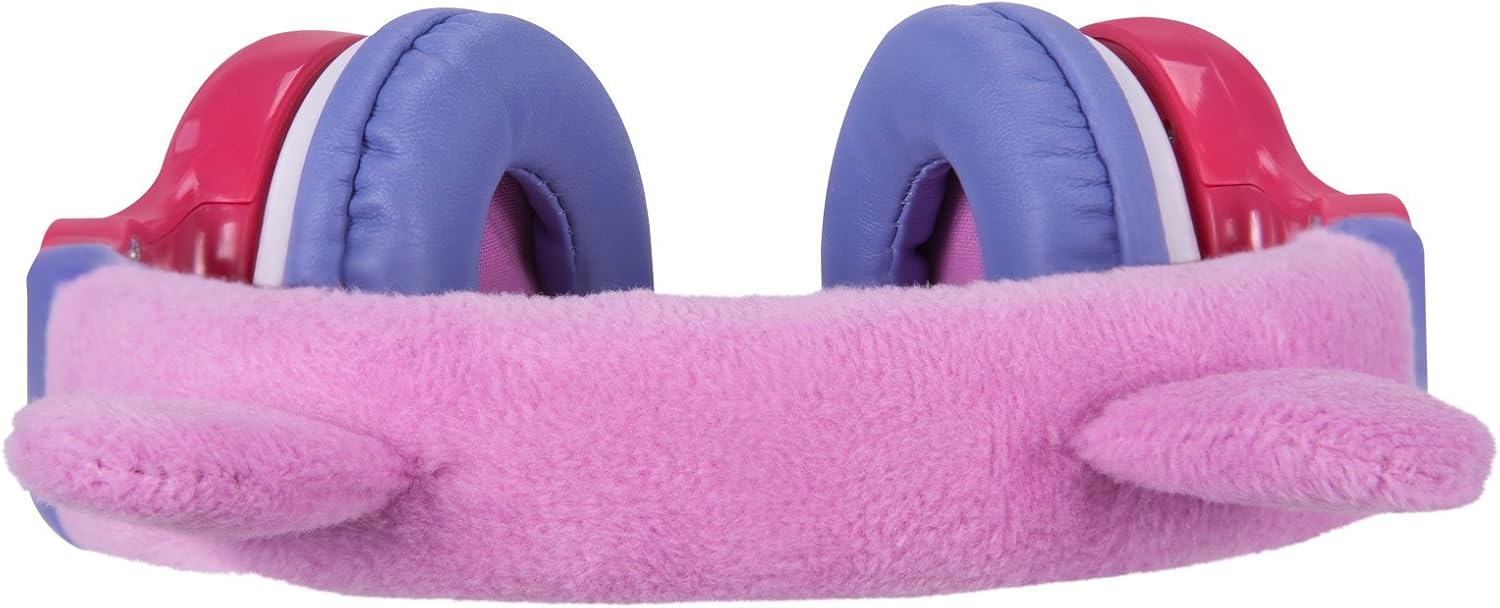 Peppa Pig Headphones for Kids - Adjustable with Volume Reduced to Protect Hearing - Soft Ear Cups and Cushioned Peppa Ear Headband - Fits Most Kids 3+