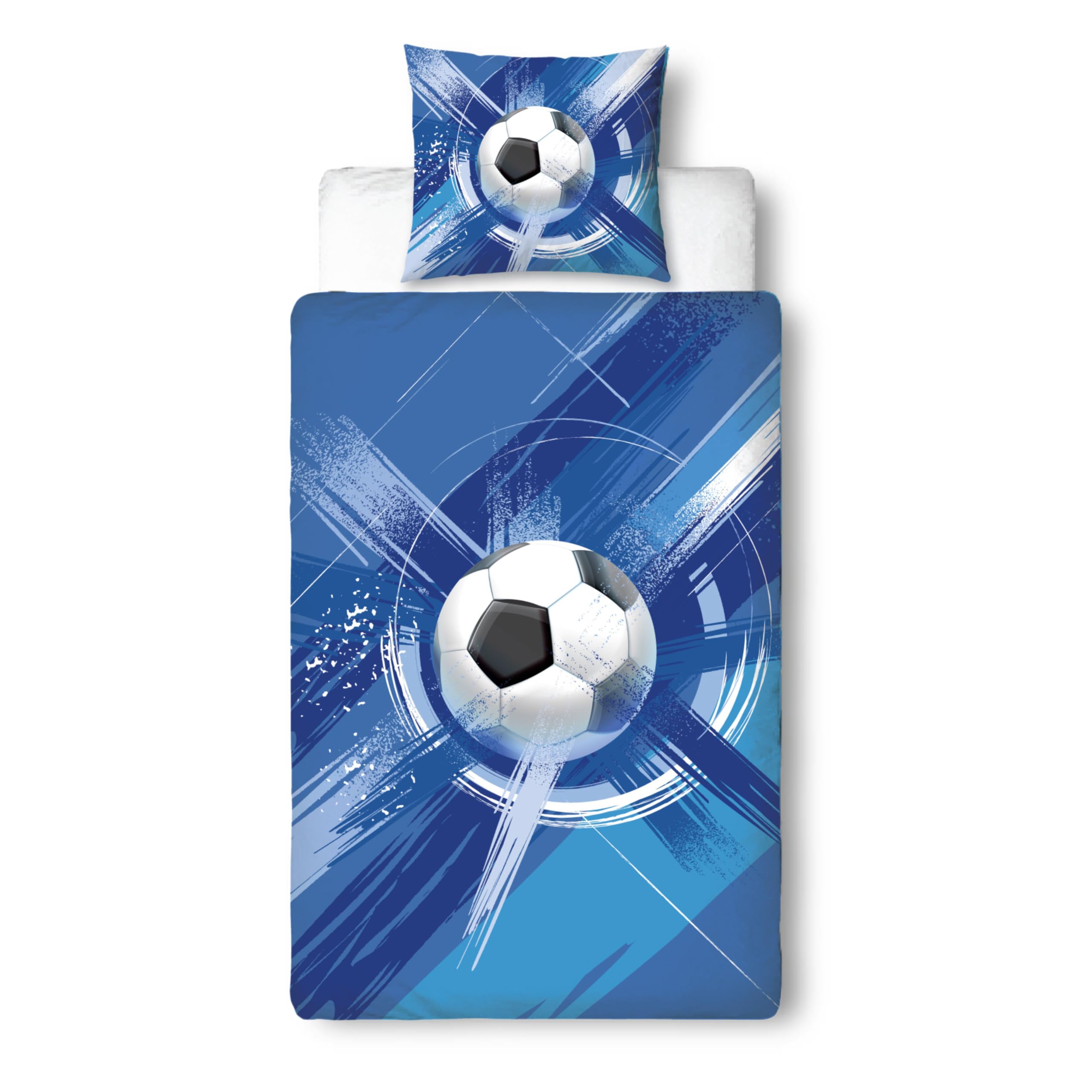 Parure de lit football 135x200 idée cadeau parfaite pour enfant