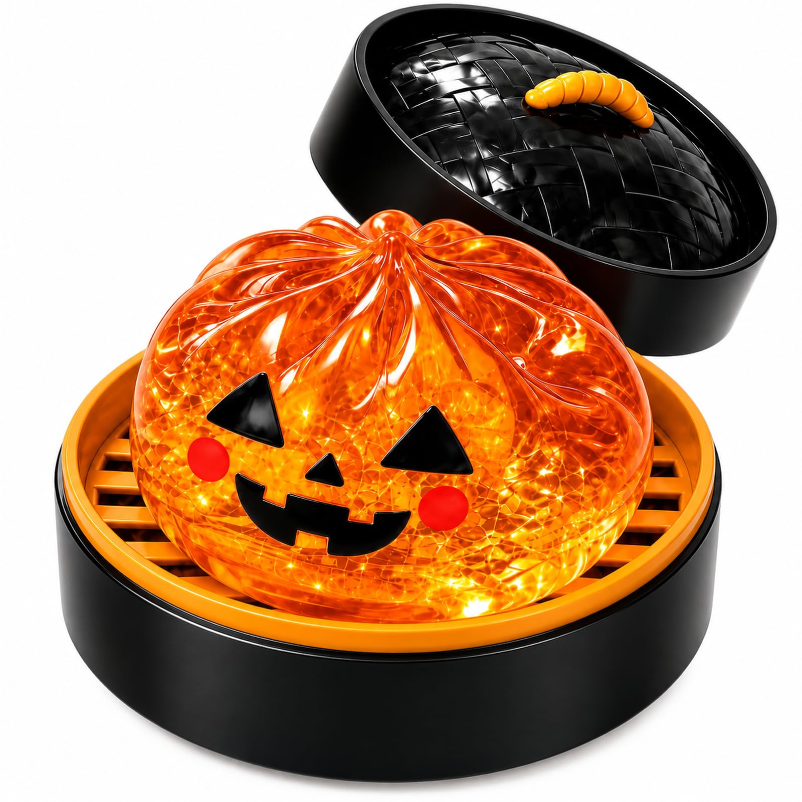 Halloween Squishy,Glitter Pumpkin Squishy,Daily Relax, Party Favors