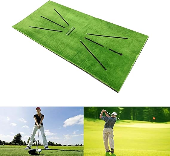 HIAME Golf Training Mat, Portable Golf Hitting Mat for Swing Detection