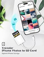 Vista 6 de Cámara Trail USB C Lector de tarjetas SD, ChiaoPio 2 en 1 USB-C a adaptador de tarjeta de memoria con SD MicroSD de doble ranura compatible