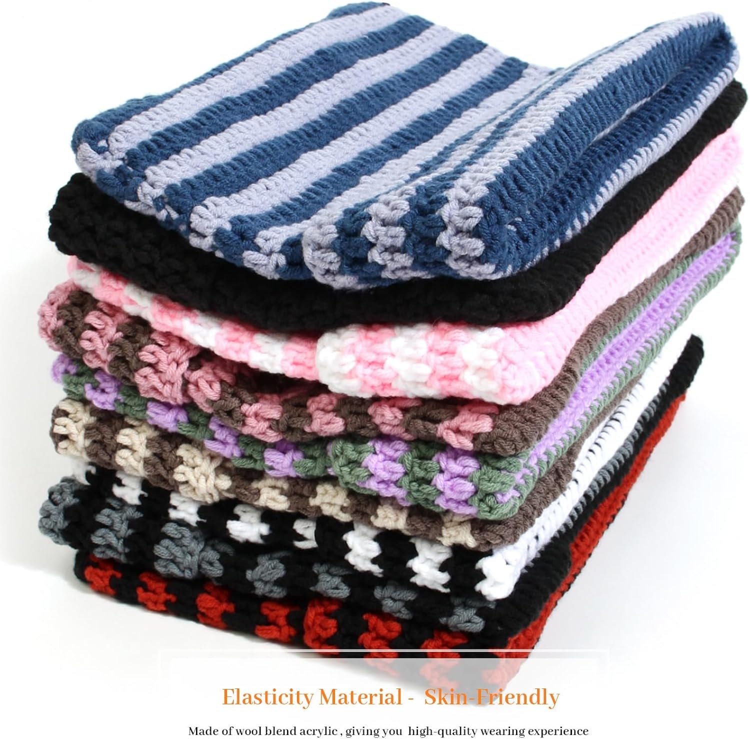 Miniatura 7 de Gorro de invierno cálido para mujer, gorro de punto suave para mujer, gorro de gato para mujer, gorro de zorro para mujer, gorros holgados para mujer