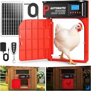 Automatic Chicken Coop Door with Solar Panel