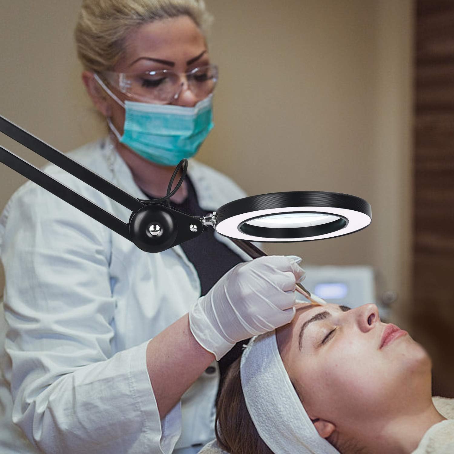 Amazon.co.jp: Beyamz 拡大鏡 スタンド ライト付き / 105mm 2.25x