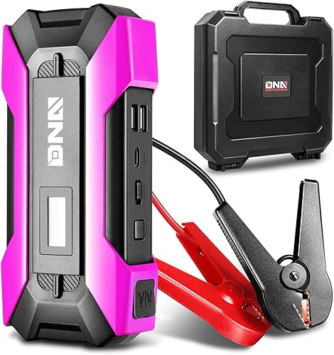 DNA Motoring TOOLS-00268 12V 1500A 15000 mAh Arrancador portátil multifuncional de batería de auto para hasta 7.0L de gasolina y 5.5L de motor