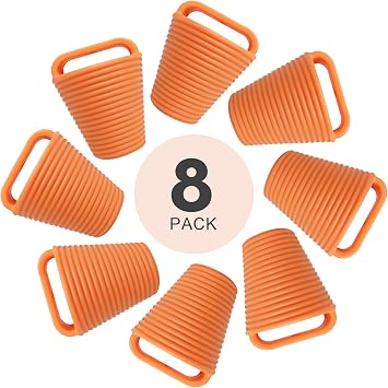 8 Pcs Kayak Scupper Plugs Kit, 2 Sizes0.75"-1.75" Universal Scupper Plugs for Kayak with Silicone Handles, Waterproof & Leak-Proof Drain Holes Stopper Bung for Kayaks, Canoes, Fishing Boats