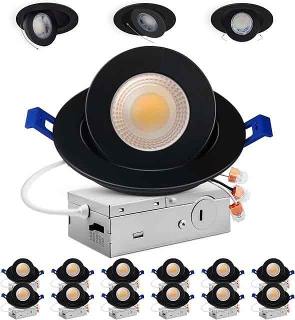 Adetu 4 Inch Gimbal LED Recessed Lights