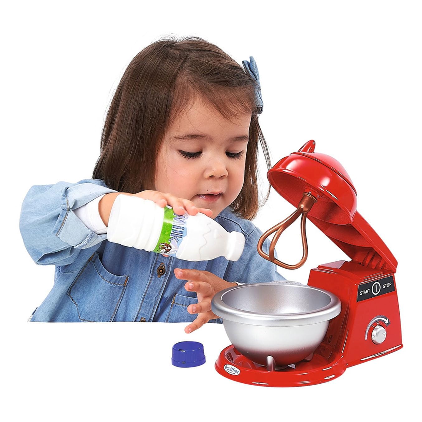 Ecoiffier - 100% Chef Pastry Robot with Accessories (7600000918), Multicoloured, 21,5 x 13,5 x 14,5 cm - Image 3