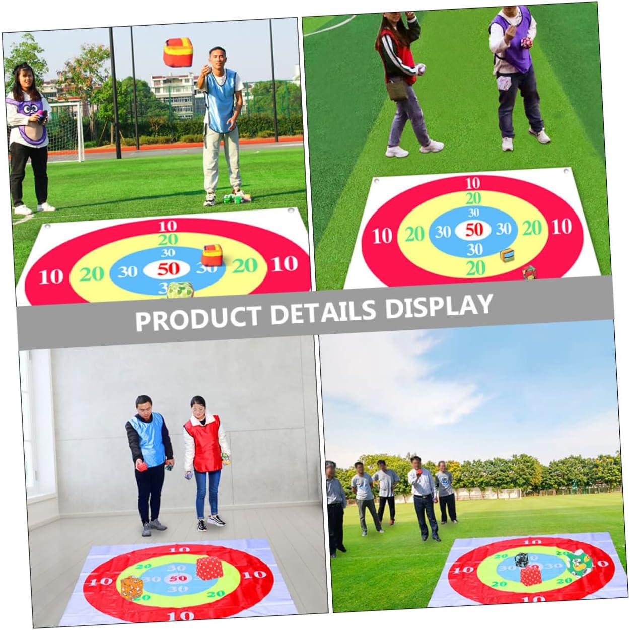 HEMOTON 1pc Outdoor Sandbag Throwing Board Game Kit Interactive Toy for Boys and Girls and Adults Outdoor Fun for Family Gatherings Design for Backyard Play