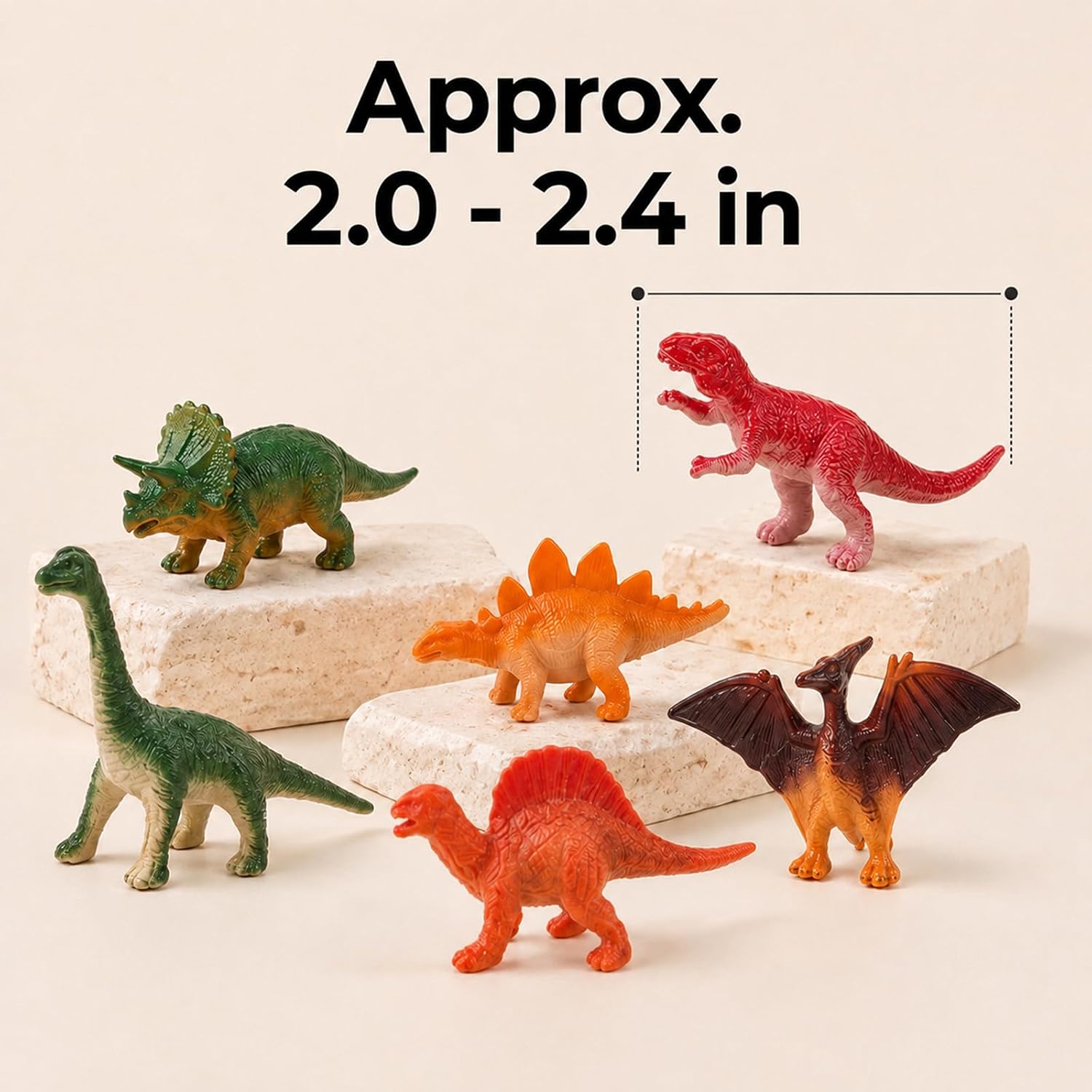 Realistic Dinosaur Model Figures, Prehistoric Replica Specimens, 30 PCS
