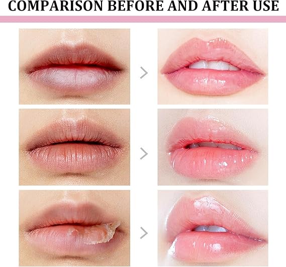 7PCS Colour Changing Lip Gloss Set,Hydrating Lip Oil Set,Pink Lip Gloss Lip Plumping Lip Glo/ss,Long Lasting Tinted Lip Gloss,Moisturising Lip Care Lip Gloss Kit for Women,Fruit-Flavored,Smooth
