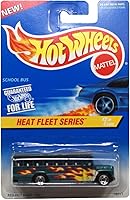 Vista 2 de Hot Wheels Autobús escolar 1997 Heat Fleet Series #538 7 Ruedas de radios[juguete]
