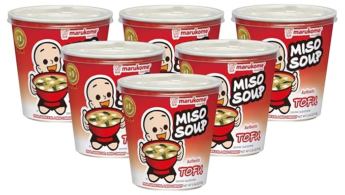 Sopa de Miso Instantánea Marukome Tofu, 6 Unidades miniatura 3