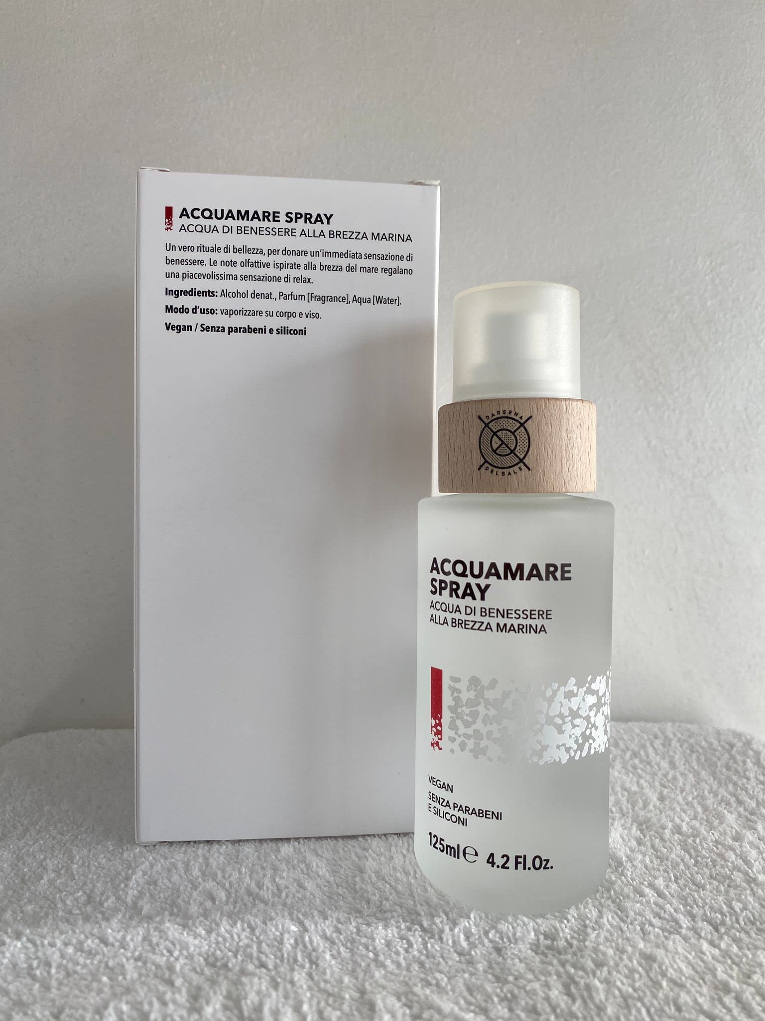 Acquamare spray, acqua di benessere alla brezza marina. 125 ml.