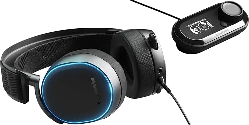 SteelSeries Arctis Pro + GameDAC Wired Gaming Headset - Certified Hi-Res Audio - Dedicated DAC and Amp - for PS5/PS4 and PC - Black - 2