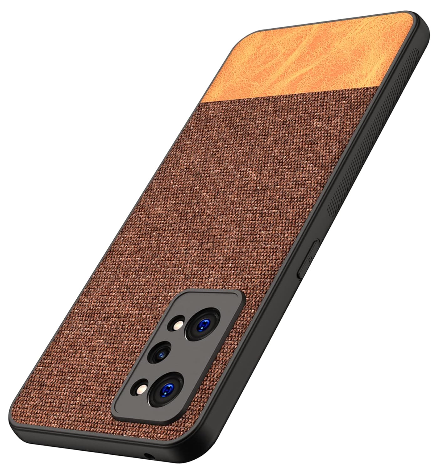 Kapa Soft Fabric & Leather Hybrid Protective Case Cover for Realme GT