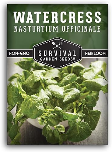 Miniatura 7 de 2 paquetes de semillas de berro para plantar, paquete con instrucciones para cultivar capuchina officinale en tu huerto casero, variedad de reliquia