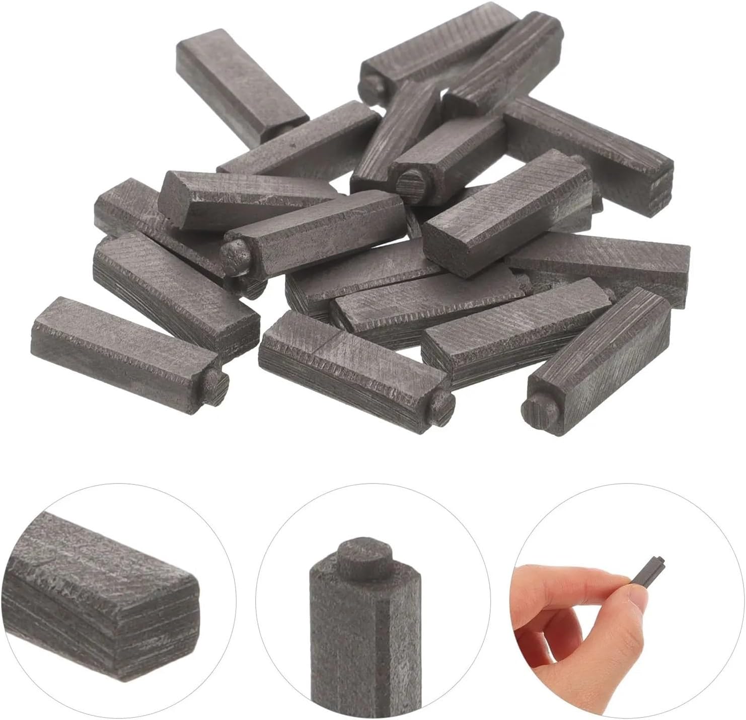 20 Pcs Blower Carbon Electric Motor Replacement Dryer Brush Hair Material Parts Power Tool