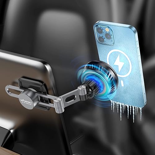 MINDSKY Soporte de teléfono para cargador de coche para Tesla 3 / Y/S/X Accesorios Soporte de teléfono móvil para monitor de coche/tablero de