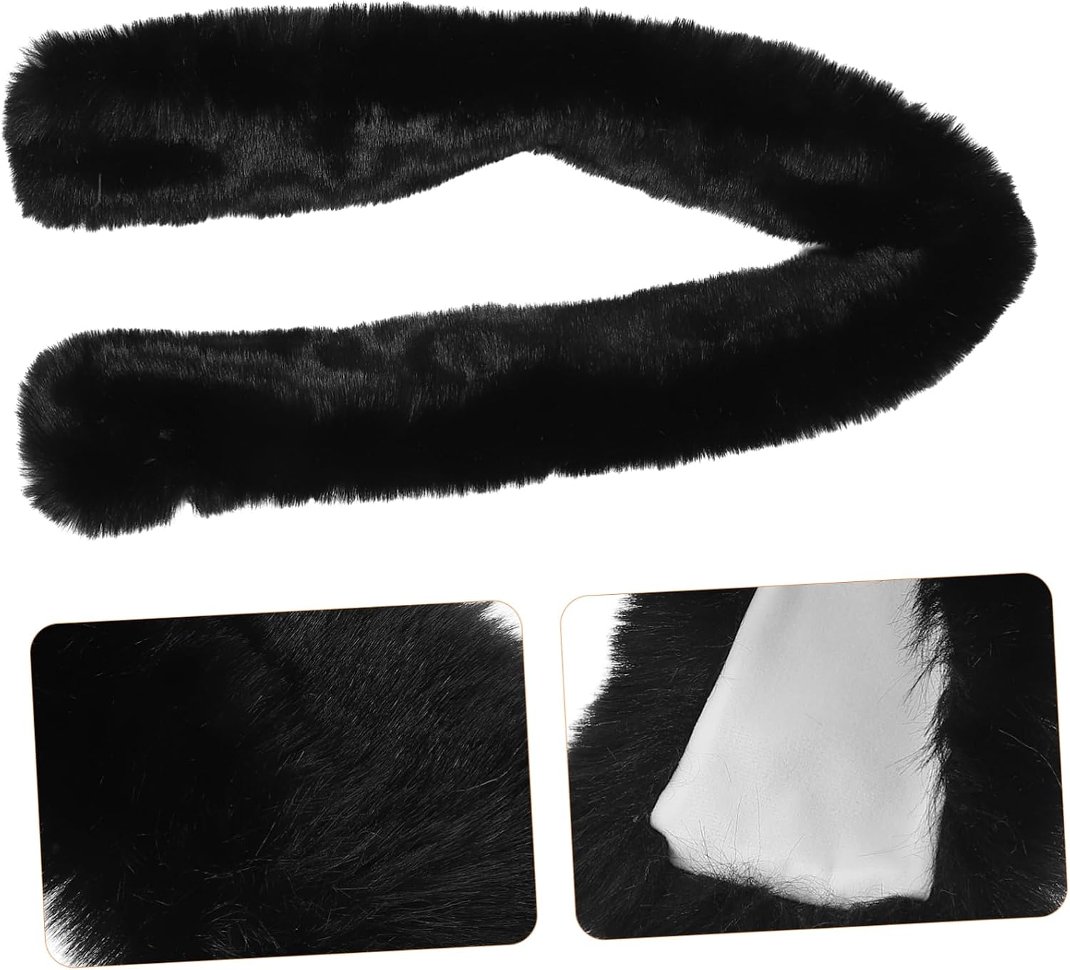 Faux Fur Scarf for Women Plush Neck Wrap for Cold Weather Stylish All- Furry Scarf for Cozy Warmth