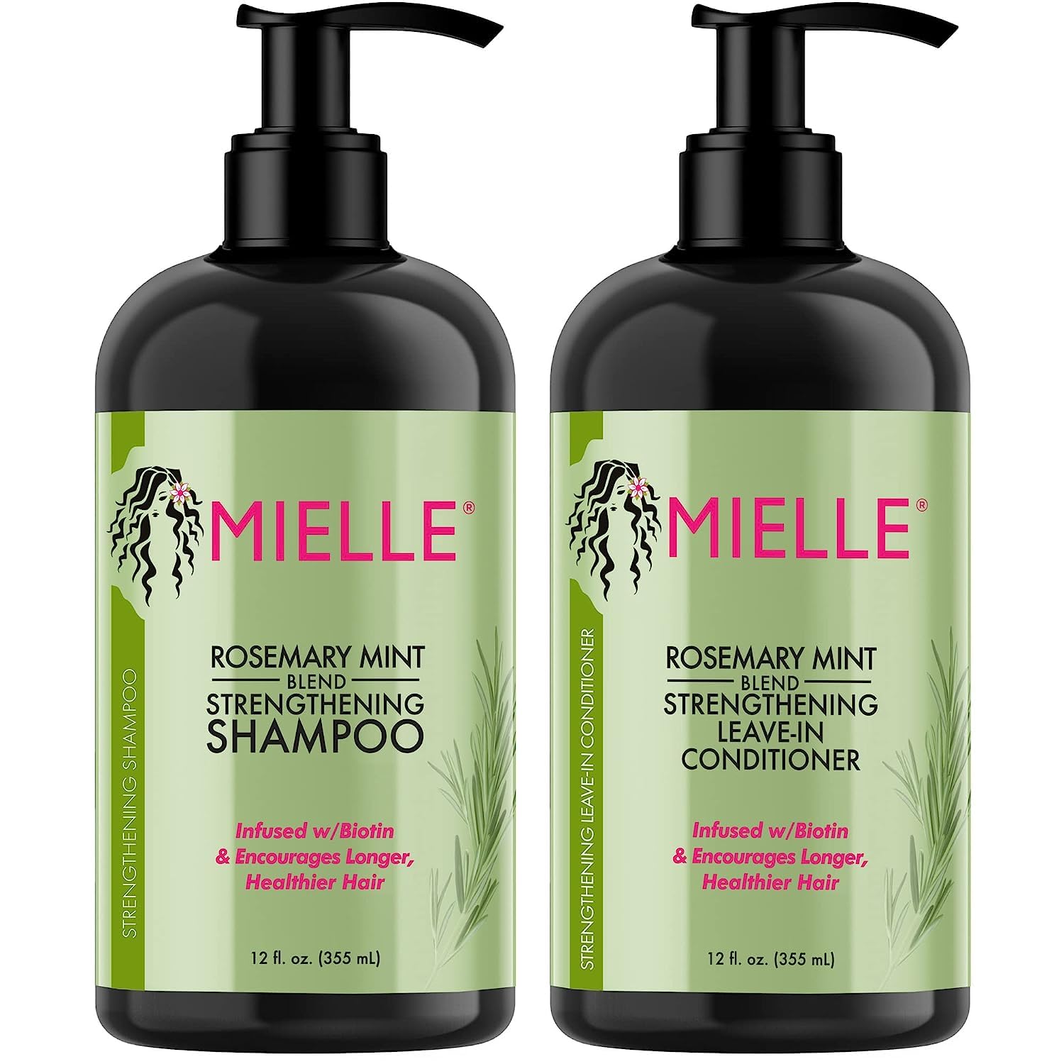 Mielle Bundle Rosemary Mint Strengthening Shampoo 355 ML & Rosemary Mint Strengthening Conditioner 355 ML - Review, Price and Buying Guide