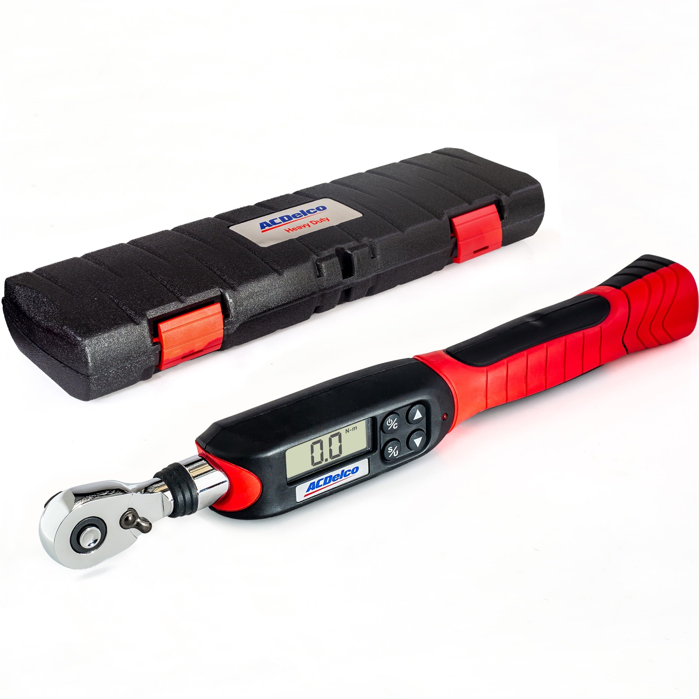 ACDelco ARM601-3 Llave dinamométrica digital de 3/8" (5-50 Nm) con alarma y notificación flash LED - Normas ISO 6789 con certificado de calibración